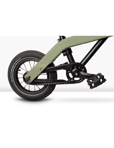 Vici grow 3-in-1 meegroeifiets 12 vintage groen