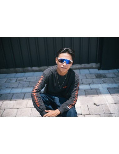 CHPO bril Lelle White/Blue Mirror