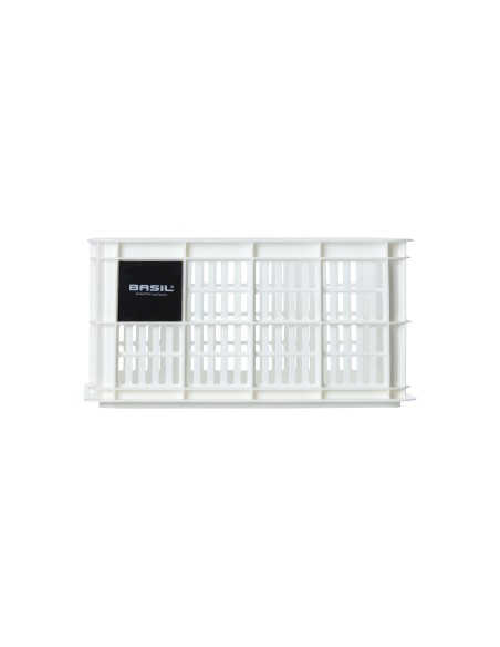 Basil fietskrat S bright white 17.5L recycled