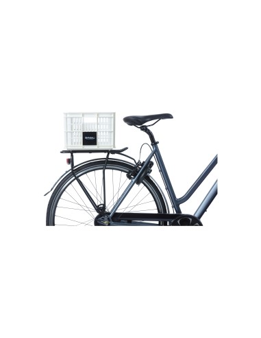Basil fietskrat S bright white 17.5L recycled