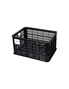 Basil fietskrat L 40L recycled zwart
