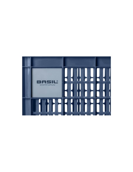 Basil fietskrat L bluestone 40L recycled