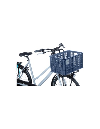 Basil fietskrat L bluestone 40L recycled