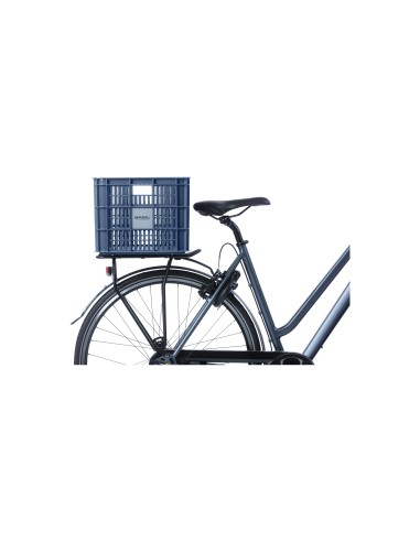 Basil fietskrat L bluestone 40L recycled