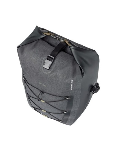 Basil fietstas enkel Navigator Storm M zwart 12-15L