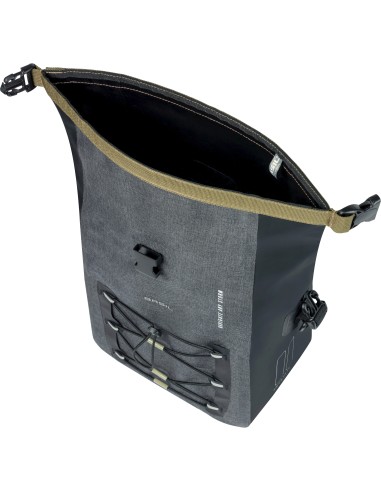 Basil fietstas enkel Navigator Storm M zwart 12-15L