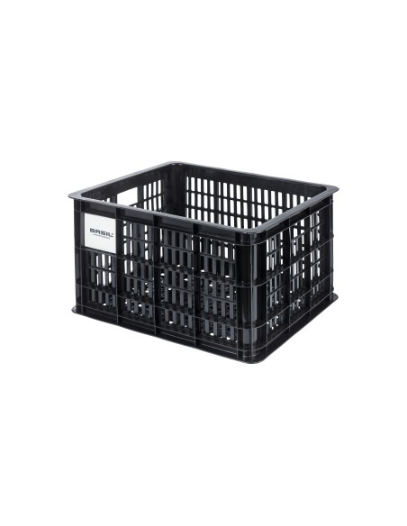 Basil fietskrat M MIK 29.5L recycled zwart