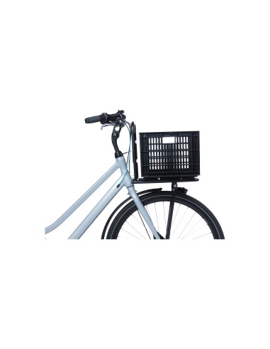 Basil fietskrat M MIK 29.5L recycled zwart