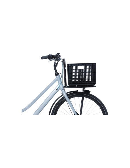Basil fietskrat M MIK 29.5L recycled zwart