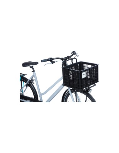 Basil fietskrat M MIK 29.5L recycled zwart