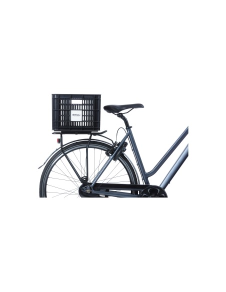 Basil fietskrat M MIK 29.5L recycled zwart