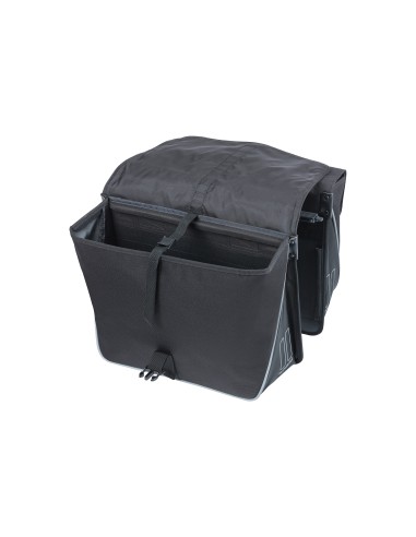Basil fietstas dubbel Forte zwart MIK 35L