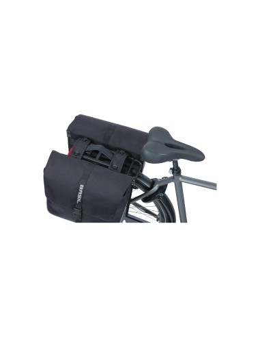 Basil fietstas dubbel Forte zwart MIK 35L
