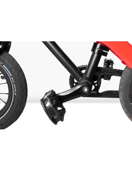 Vici grow 3-in-1 meegroeifiets 12 brandweer rood