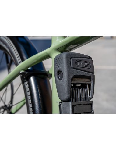 Abus vouwslot Bordo Alarm fingerprint 6000AFP/120 black SH