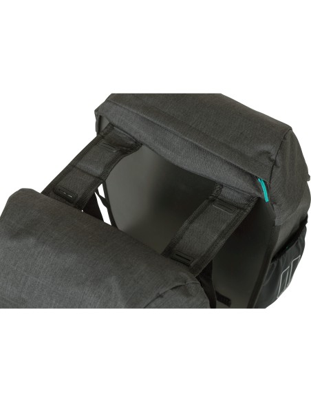 Basil fietstas dubbel Discovery 365D zwart melee 18L