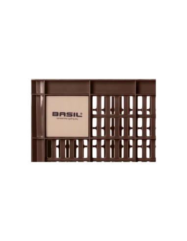 Basil fietskrat S brown 17.5L recycled