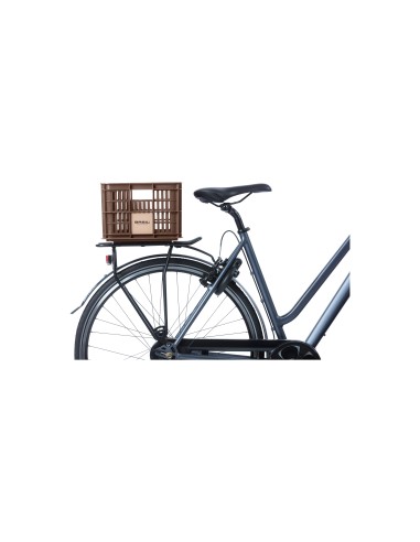 Basil fietskrat S brown 17.5L recycled