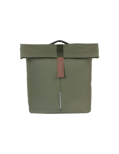 Basil fietstas dubbel City moss green MIK 28-32L