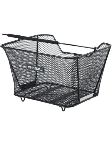 Basil mand Base M 14L zwart MIK