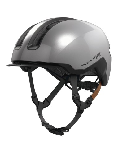 Abus helm Hud-Y gleam silver M 54-58cm