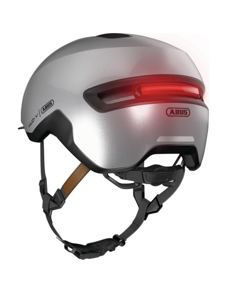 Abus helm Hud-Y gleam silver M 54-58cm