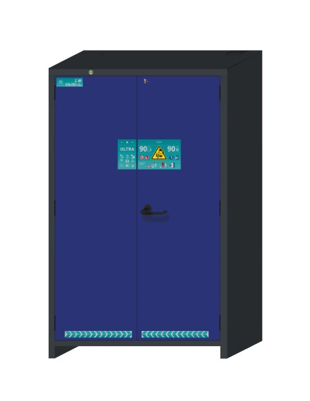 Asecos Ion-Pro-90 accukast Ultra Charge blauw