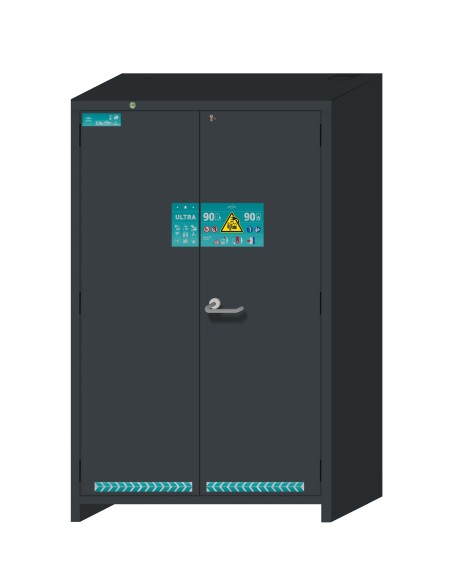 Asecos Ion-Pro-90 accukast Ultra Charge grijs