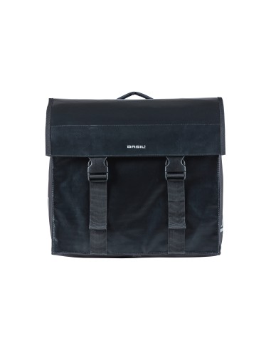 Basil fietstas dubbel Urban load zwart MIK 48-53L