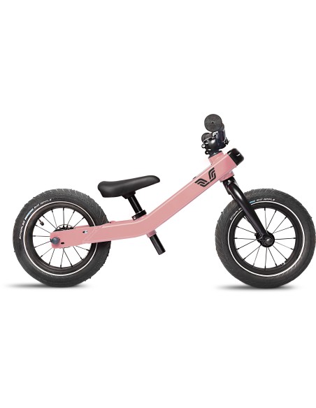 Vici grow 3-in-1 meegroeifiets 12 vintage roze