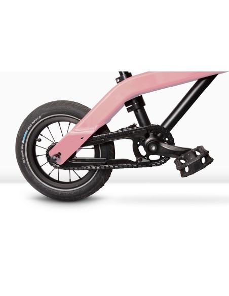 Vici grow 3-in-1 meegroeifiets 12 vintage roze