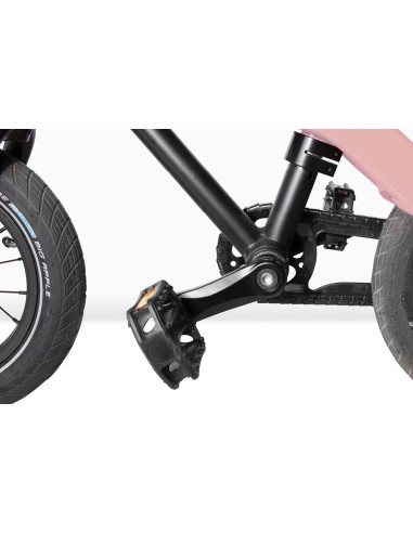 Vici grow 3-in-1 meegroeifiets 12 vintage roze