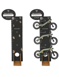 Vici 3-in-1 meegroeifiets display 12 reboard voor 3 fases