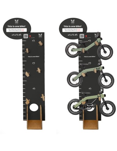 Vici 3-in-1 meegroeifiets display 12 reboard voor 3 fases