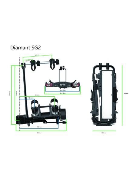 Pro-User fietsendrager Diamant SG2
