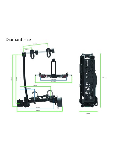 Pro-User fietsendrager Diamant
