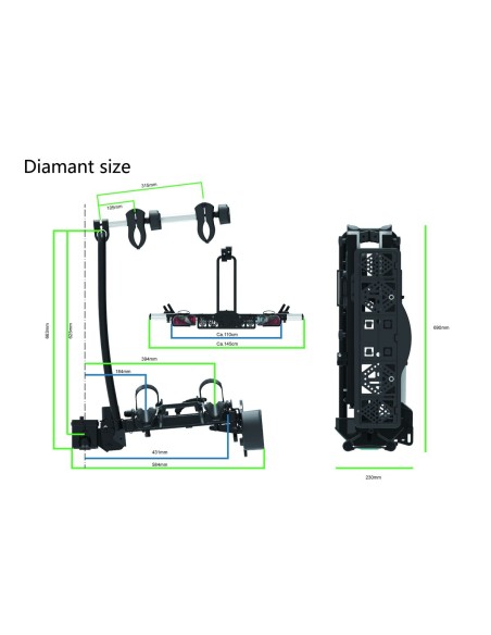 Pro-User fietsendrager Diamant