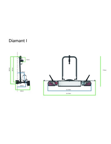 Pro-User fietsendrager Diamant 1