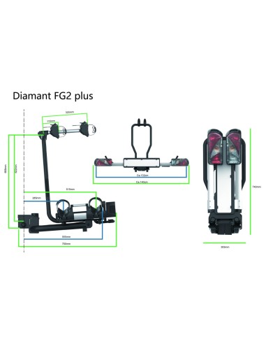 Pro-User fietsendrager Diamant FG2 plus