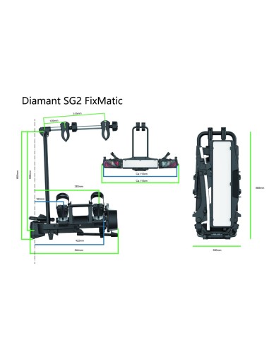 Pro-User fietsendrager Diamant SG2 FixMatic