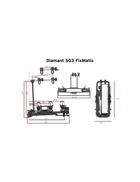 Pro-User fietsendrager Diamant SG3 FixMatic