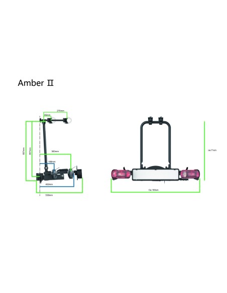 Pro-User fietsendrager Amber II